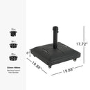 Halea Outdoor 90-Pound Square Umbrella Base by HouseOfZazla