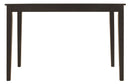 Kimonte - Rectangular Dining Room Table - Dark Brown