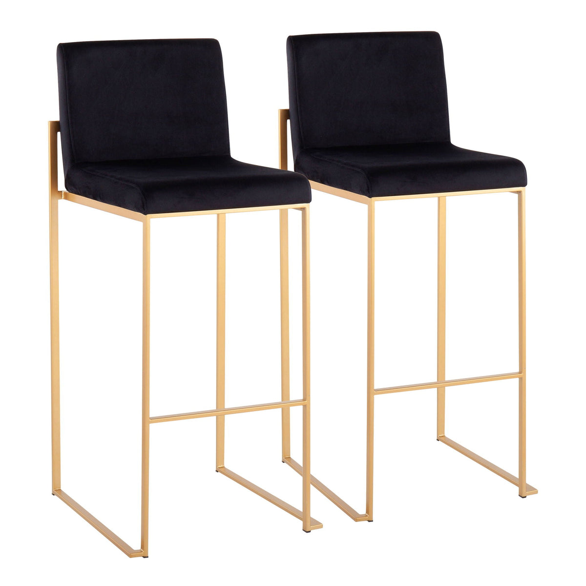 Fuji - Contemporary Design High Back Barstool, photo 12 of 40