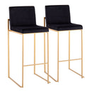 Fuji - Contemporary Design High Back Barstool by HouseOfZazla