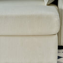 Comfy Oversized Chaise Lounge Chair With Ottoman And Storage by HouseOfZazla