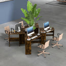 Corner Computer Desk with Storage Shelf - Triangle Design by DirectDeals