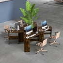 Corner Computer Desk with Storage Shelf - Triangle Design by LJGDeals