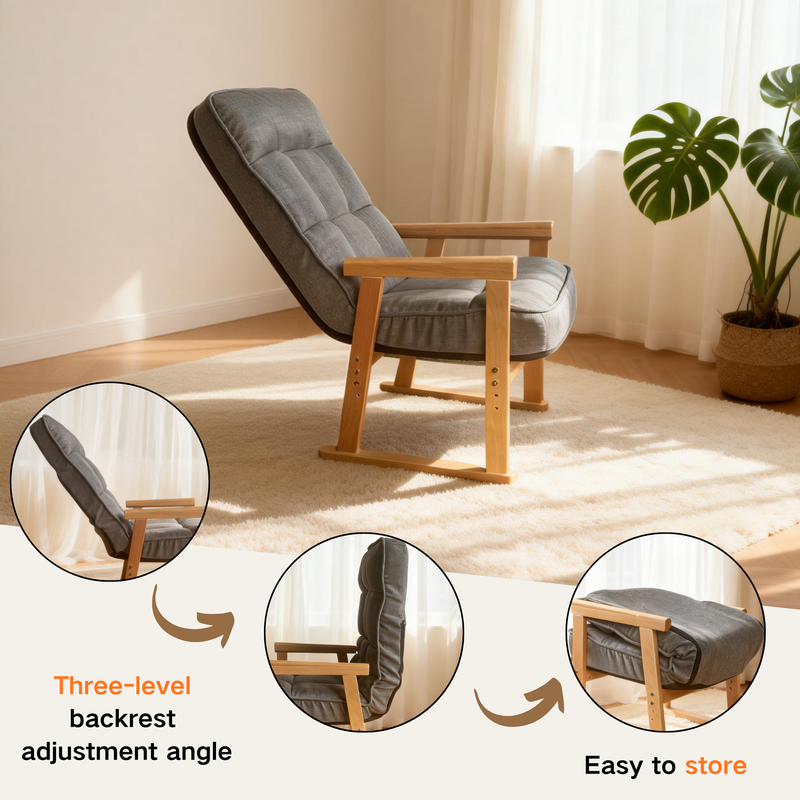 Modern Adjustable Lounge Chair with Three-Level Lumbar Adjustment, photo 2 of 10