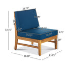 Perla Armless Chair by HouseOfZazla