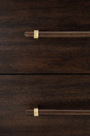 Dantenton - Five Drawer Chest - Merlot