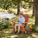 Kids Adirondack Chair For Indoor And Outdoor Use - Red