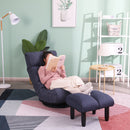 Adjustable Japanese Reclining Floor Chair Sofa With Metal Frame For Living Room by HouseOfZazla