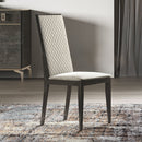 Venezia - Synthetic Leather Side Chair (Set of 2) - Gray