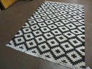 4' X 6' Hand Woven Wool Rug Contemporary Kilim Dhurrie Modern Oriental Area Rug