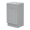 Bathroom Vanity With Sink, Cabinet With Adjustable Shelf by HouseOfZazla
