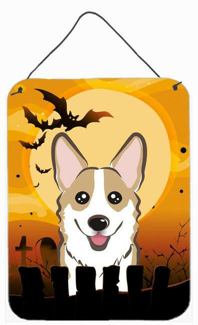 Halloween Sable Corgi Wall or Door Hanging Prints BB1811DS1216