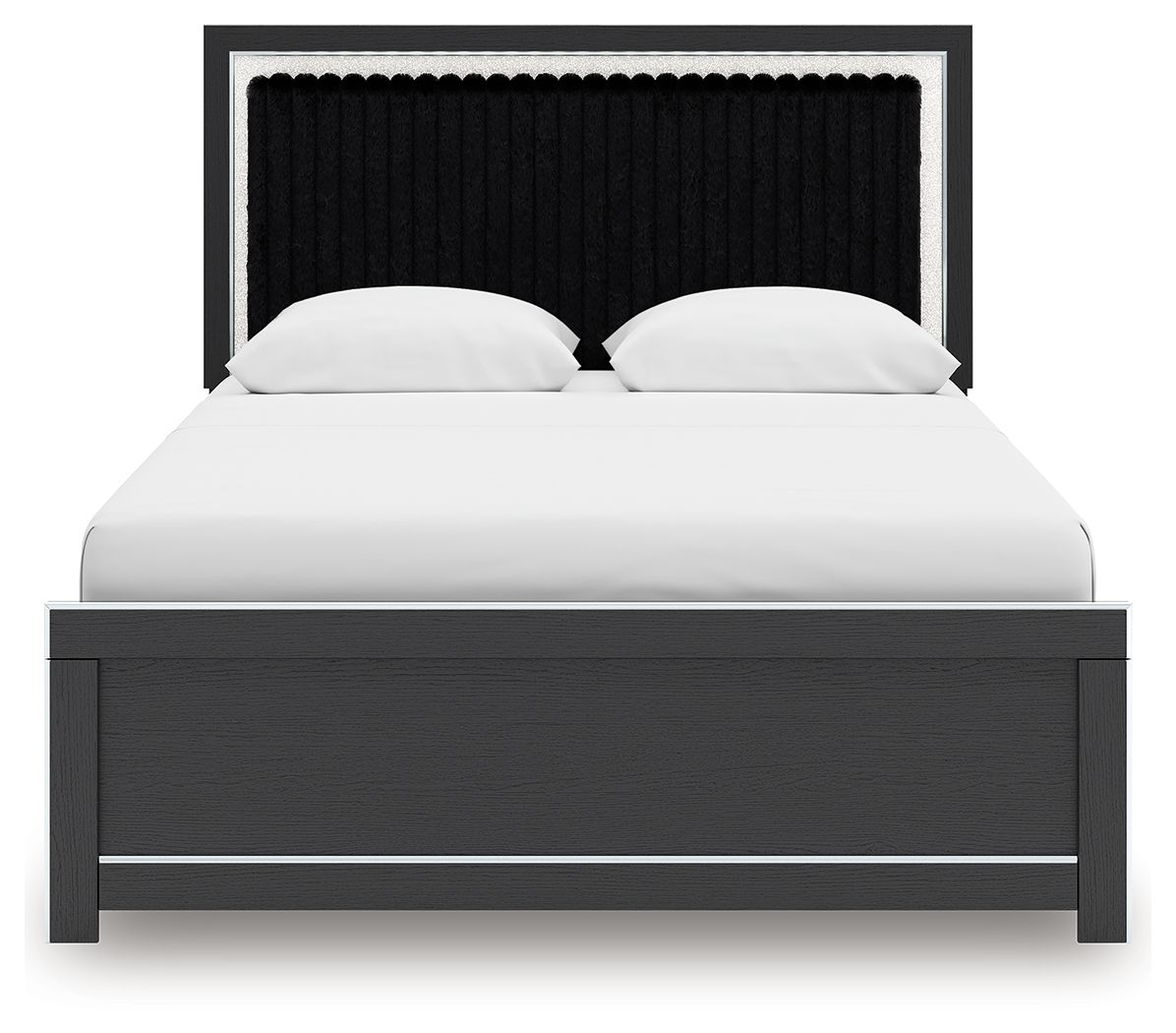 Zuraleus - Upholstered Panel Platform Bed With Roll Slats, photo 24 of 28
