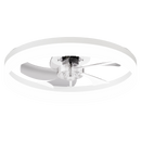 19.7'' LED Ceiling Fan Light with Remote & App Control, 6 Speeds, Dimmable, 3000K-6500K, Flush Mount by HouseOfZazla