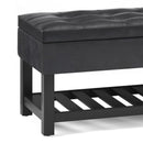 Cosmopolitan - Storage Ottoman Bench With Open Bottom by Unique Piece Furniture