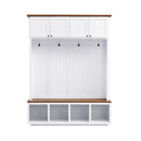 Entryway Hall Tree With Bench And Storage
