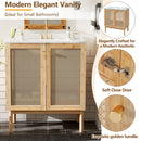 Bathroom Vanity Cabinet With Doors, Soft Close Design by Unique Piece Furniture