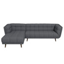 Addison - L Shape Sectional Sofa Tufted by Unique Piece Furniture