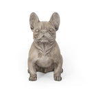 Dog Garden Sculpture, Outdoor French Bulldog Statue