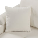 87.4" L-shape Sofa Bed Pull-out Sleeper Sofa with Wheels, USB Ports, Power Sockets for Living Room, Beige