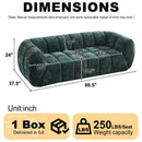 Modern Sofa With Piano Key Backrest