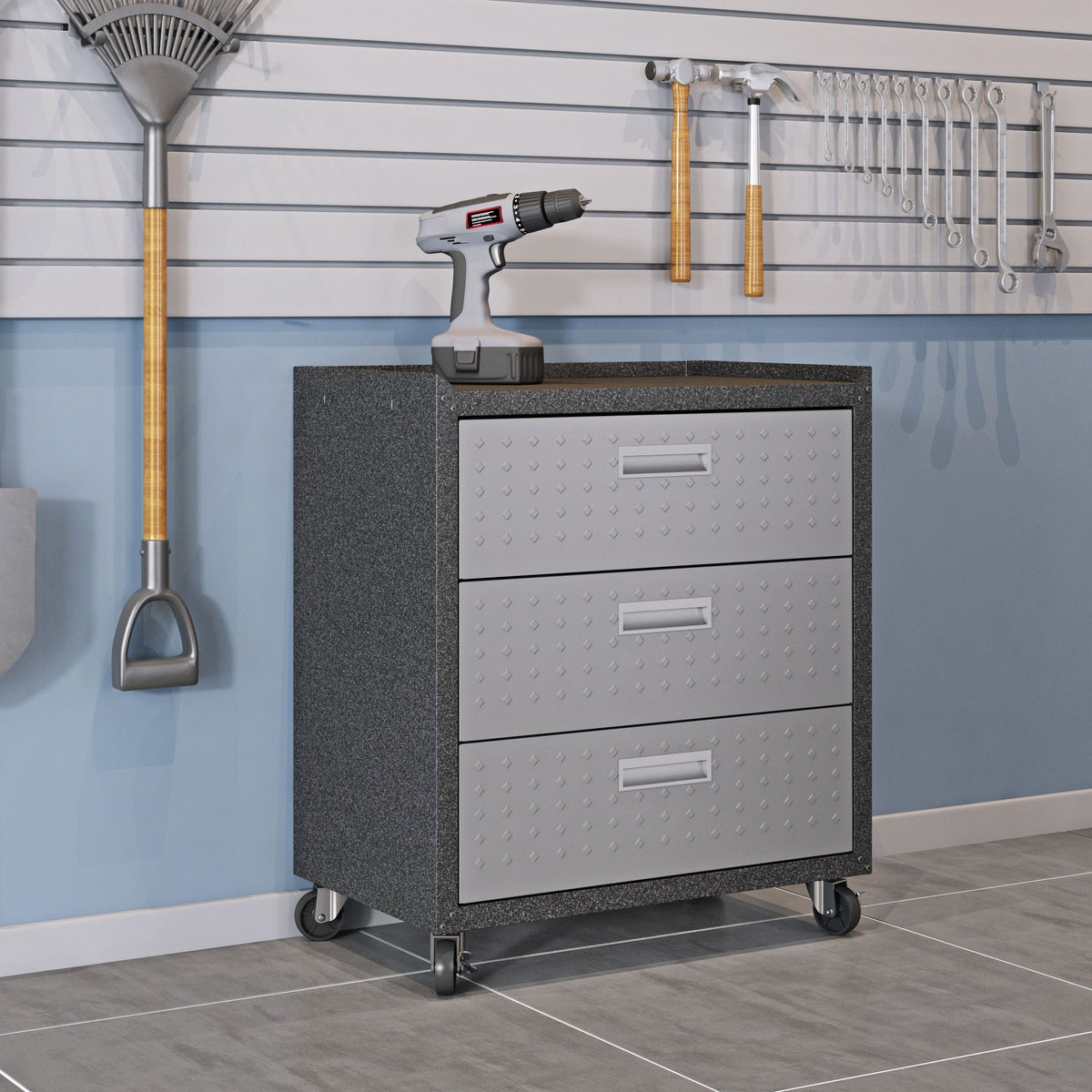 Fortress -3 Drawer Rolling Garage Cabinet, photo 10 of 10