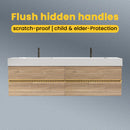 Grace 72" Bathroom Vanity with Silent DTC Soft-Closing Drawers