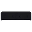 Arnaud - 3 Piece TV Stand Set With Storage - Black by HouseOfZazla