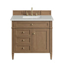 James Martin Brittany 36" Single Bathroom Vanity, Pecan