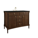 James Martin Kinnsden 48" Single Bathroom Vanity, Sable Oak