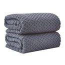 Cotton Diamond Waffle Weave Bath Towel Set - Grayson Collection by Great Bay Home