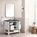 James Martin Breckenridge 36" Single Bathroom Vanity, Bright White