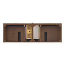 James Martin Myrrin 72" Double Bathroom Vanity, Mid-Century Walnut