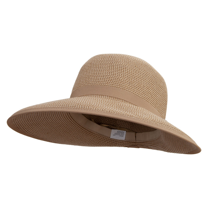 Women's Soft Paper Braid Split Brim Hat