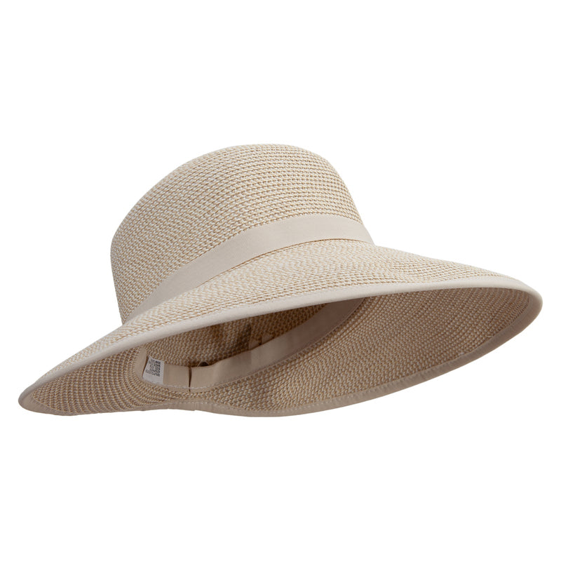 Women's Soft Paper Braid Split Brim Hat