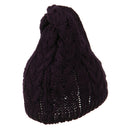 Acrylic Cable Design Beanie Hat
