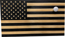 American Flag Decorative & Secure Wall-Mounted Gun Cabinet (Carbon Gray)