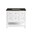 James Martin Breckenridge 36" Single Bathroom Vanity, Bright White