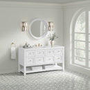 James Martin Breckenridge 60" Single Bathroom Vanity, Bright White
