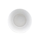 9.8 inch White Ceramic Pot with Wooden Stand