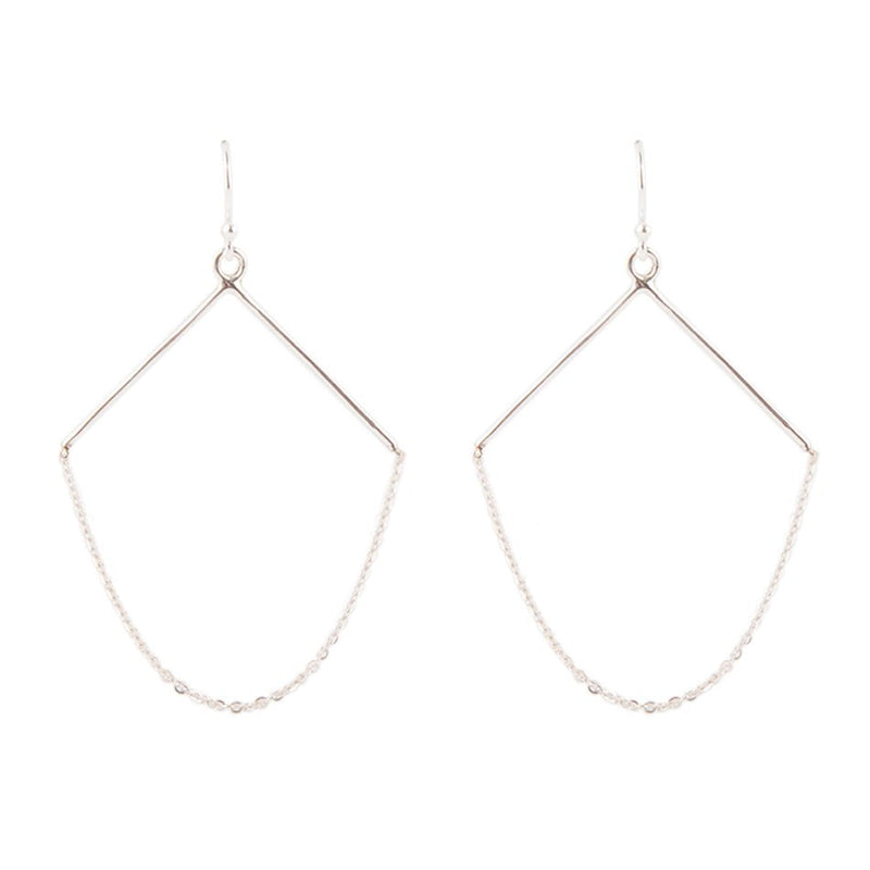 Chained Up Sterling Silver Earrings