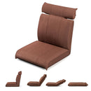 Folding Floor Chair with 14-Position Adjustable Backrest by LJGDeals