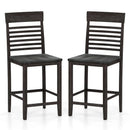Dining Chair Set of 2 with Footrests and Solid Wood Frame by LJGDeals