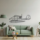 Challanger Metal Aircraft Wall Art - NCP0470
