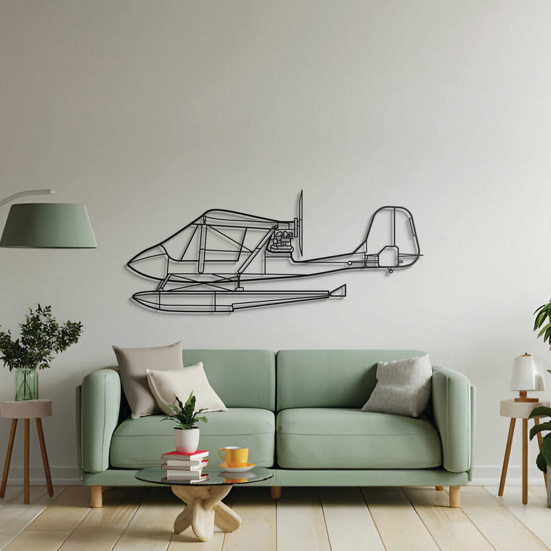 Challanger Metal Aircraft Wall Art - NCP0470