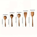 5-Piece Premium Wooden Utensil Set – Eco-Friendly & Stylish