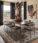 Charcoal Ivory Hand Knotted Wool Area Rug Traditional Oushak Design by The Rug Decor