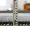 Charcoal Center Pattern Hand Loomed Wool Area Rug