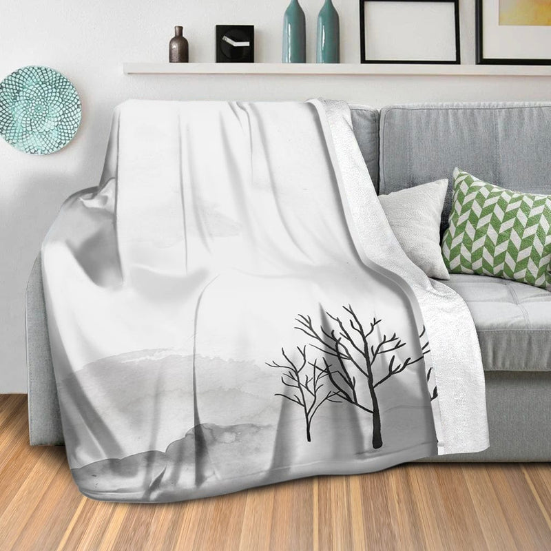 Charcoal Nature B Blanket