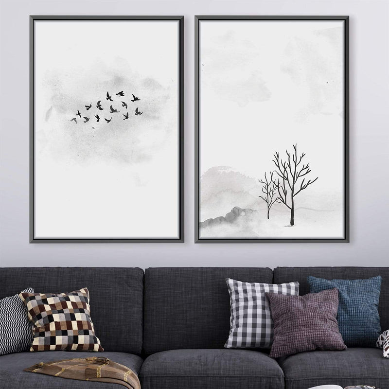 Charcoal Nature Canvas